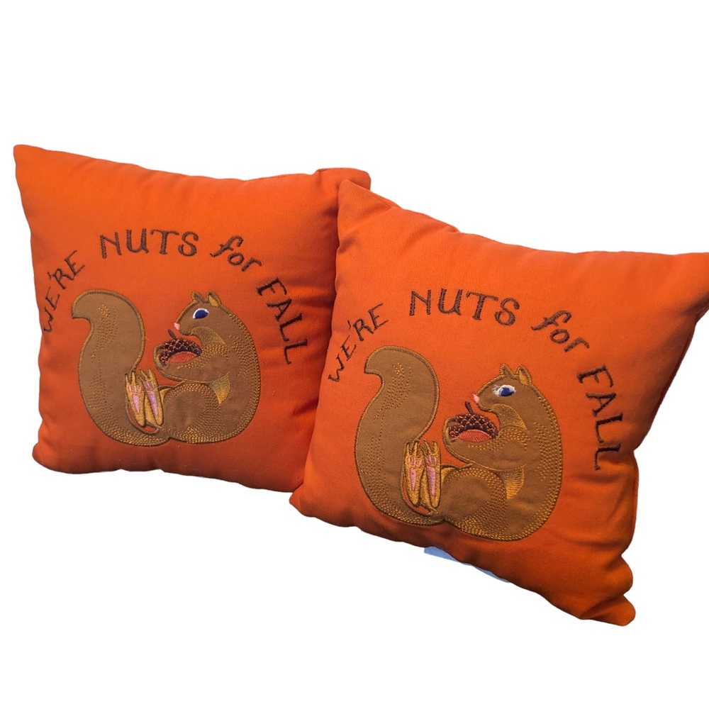 We’re Nuts For Fall Squirrel Decor Pillows - Picture 8 of 11